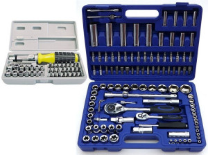 Zestaw Kluczy Nasadowych Torx 108 El + 40szt Bity