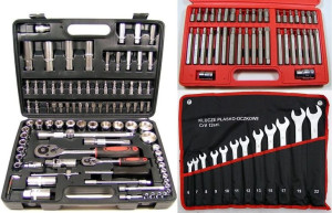 Zestaw Kluczy Nasadowych Klucze Nasadowe 147+ Torx