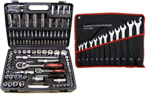 Zestaw 109el Kluczy Klucze Nasadowe+gratis 6-22mm
