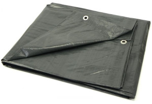Plandeka 2x4m Szara Extra Gruba 120g/m2 Geko Pl