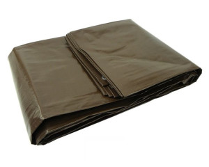 Plandeka 3x4m Brązowa Extra Gruba 200g/m2 Geko +++
