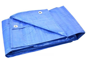 Plandeka 3x5m Niebieska Wzmacniana 75g/m2 Plandeki