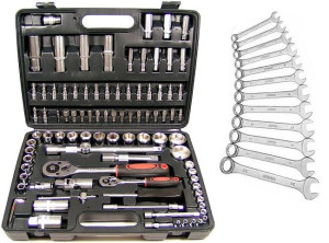 Zestaw 94el Kluczy Klucze Nasadowe+gratis 6-22mm