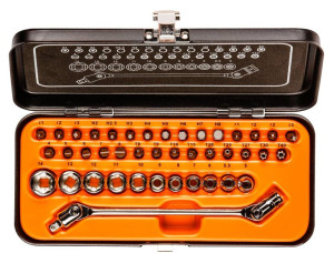 Neo Klucze Nasadowe 1/4", Zestaw 41szt 08-603