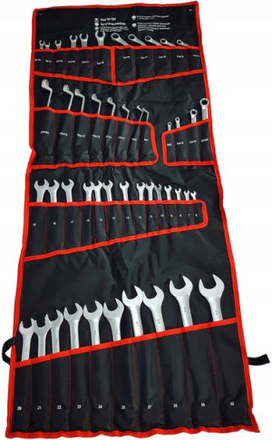 Klucze Płasko Oczkowe Gięte Torx Przewodów C 47szt