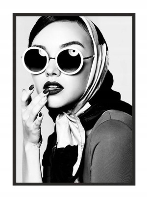OBRAZ PLAKAT W RAMIE 53x73 cm Retro P814