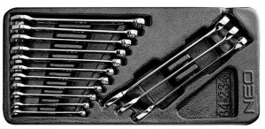Neo Wkład Klucze Płasko Oczkowe 6-19 Mm 84-234