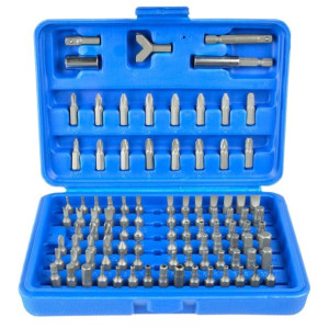 Bit Bity Zestaw Kaseta 100 El. Pz Ph Torx Hex Geko
