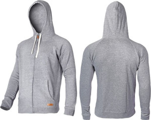 Bluza Z Kapturem Szara Suwak Lahti Pro L40108 S