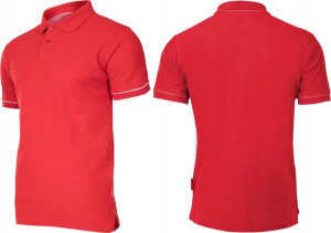 Koszulka Polo Czerwona Bawełniana Lahti Pro L40307