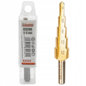 Wiertło Tytanowe STOŻKOWE do Metalu C9260 4-12m