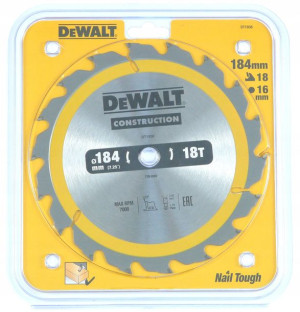 Dewalt Tarcza Do Drewna Dt1938 184mm X16mm 18z
