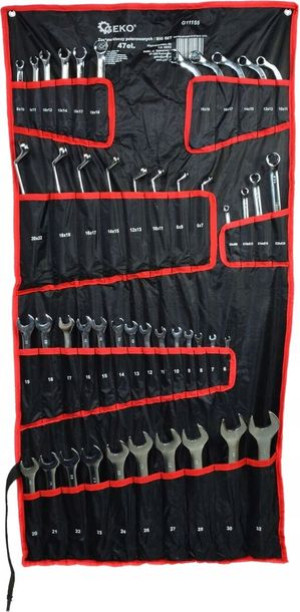 Klucze Płasko Oczkowe 6-32 Torx Zestaw 47sz Geko