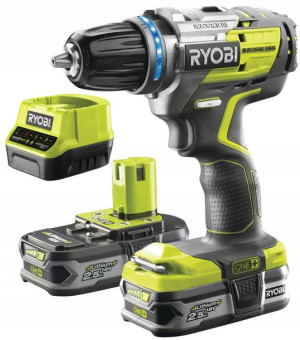 Ryobi R18ddbl-225b Bezszczotk. Wkrętarka 18v 2x2,5