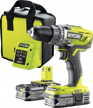 Ryobi R18dd3-225s Wiertarko-wkrętarka 18v 2x2.5ah