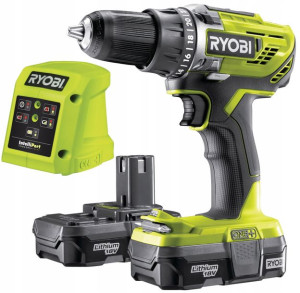Ryobi R18dd3-213s Wiertarko-wkrętarka 18v 2x1.3ah