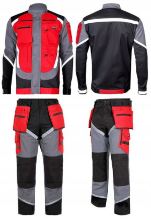 Bluza + Spodnie Robocza, Odblaskowa, Ce, Lahti, S