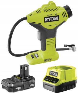 Kompresor Akumulatorowy Pompka Ryobi R18pi + 1,3ah