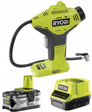 Kompresor Akumulatorowy Pompka Ryobi R18pi + 4ah