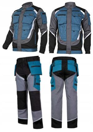 Bluza + Spodnie Robocza, Odblaskowa, Ce, Lahti, S