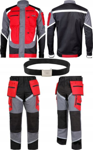 Bluza + Spodnie Robocza Do Pasa Lahti Xl + Pasek