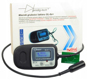 MIERNIK tester grubości lakieru GL-6s+ CZUJNIK