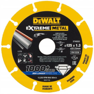 Dewalt Dt40252 Tarcza Diamentowa Extreme Metal 125