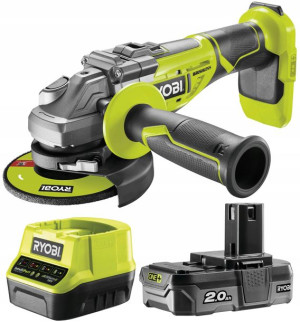 Ryobi R18ag7 Szlifierka Kątowa Bezszczotkowa + 2ah