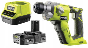 Ryobi R18sds Młotowiertarka Udarowa Sds+ 18v + 2ah