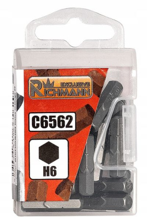 Richmann C6562 Zestaw 25szt. Bitów Grot H6 25mm