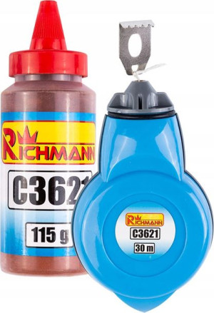SZNUREK TRESERSKI 30m +kreda czerwona Corona C3621