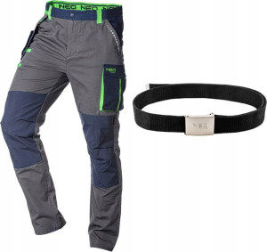 Neo 81-227 Spodnie Robocze Bawełna Roz Xxl + Pasek