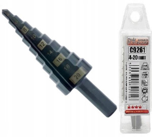 Wiertło Stopniowe 4-20 Mm Stożkowe Do Metalu C9261