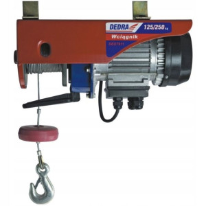 Wciągarka elektryczna 550W 125/250kg DEDRA DED7911