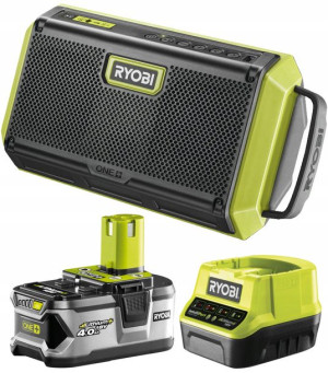 Głośnik Głośniki Bluetooth 18v Ryobi Rbt18 +4ah