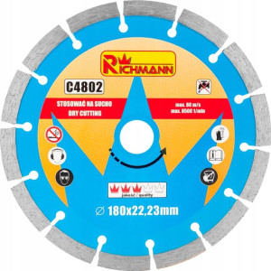 Tarcza Diamentowa Segmentowa 180mm Richmann C4802