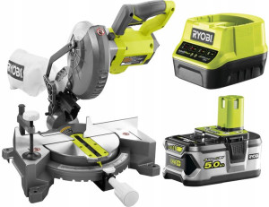 PIŁA PILARKA ukośnica aku RYOBI EMS190DCL 18V +5Ah