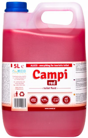 PŁYN DO TOALET TURYSTYCZNYCH CAMPI RED 5l koncentr