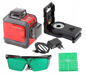 POZIOMICA laserowa LASER ZIELONA 360° Proline