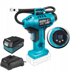 Dedra Kompresor Pistoletowy Aku 18v Pompka Sas 5ah