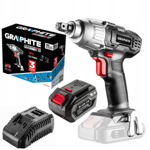 KLUCZ UDAROWY akumulatorowy 18V Graphite 58G018 +6