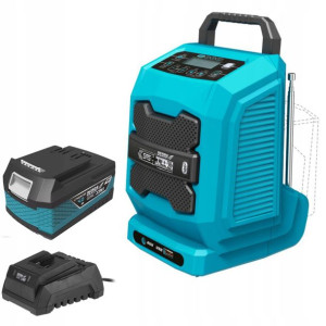 DEDRA RADIO BUDOWLANE bluetooth 18V AKU. SAS+ 4Ah