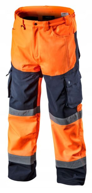 81-751-l Spodnie Ostrzegawcze Softshell Neo Pasa