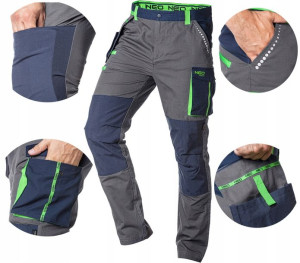 NEO 81-227 SPODNIE ROBOCZE PREMIUM bawełna roz 3XL