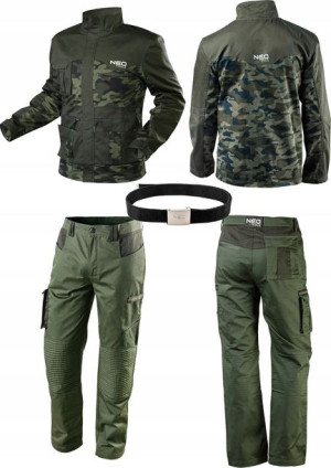 BLUZA SPODNIE + PASEK odzież robocza roz. S NEO