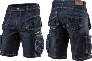 Neo Krótkie Spodenki Robocze Jeans R Xxxl/58 Denim