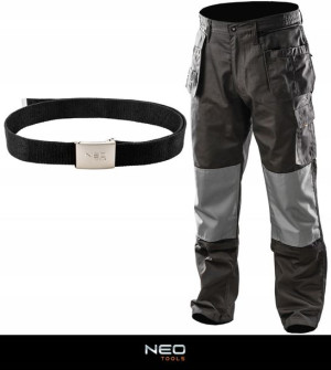 Neo Spodnie Robocze Do Pasa 2w1 Xl/56 81-230+pasek