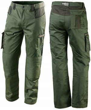 NEO spodnie robocze CAMO Olive roz. XS/46 81-222