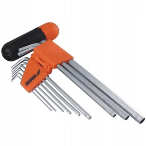 Zestaw Kluczy Hex Ampule Imbusowe Dedra 0652c 9szt