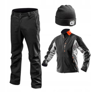 Neo Spodnie Softshell Roboczy Czapka Bhp, Roz. Xl